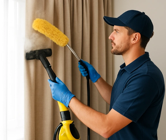 Trusted blind cleaning technician Matty Curtain Cleaning bow-bowing-nsw QLD
