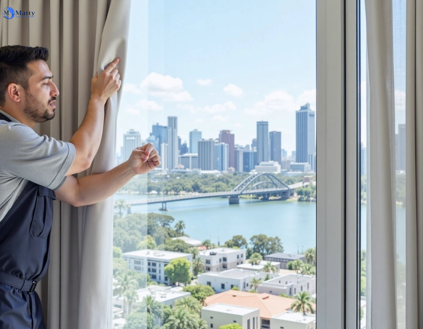 Professional curtain steam cleaning service bow-bowing-nsw QLD by Matty Curtain Cleaning